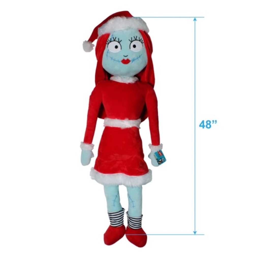 NWT Disney, The Nightmare Before Christmas 48 inch Tall Sally Jumbo Plush